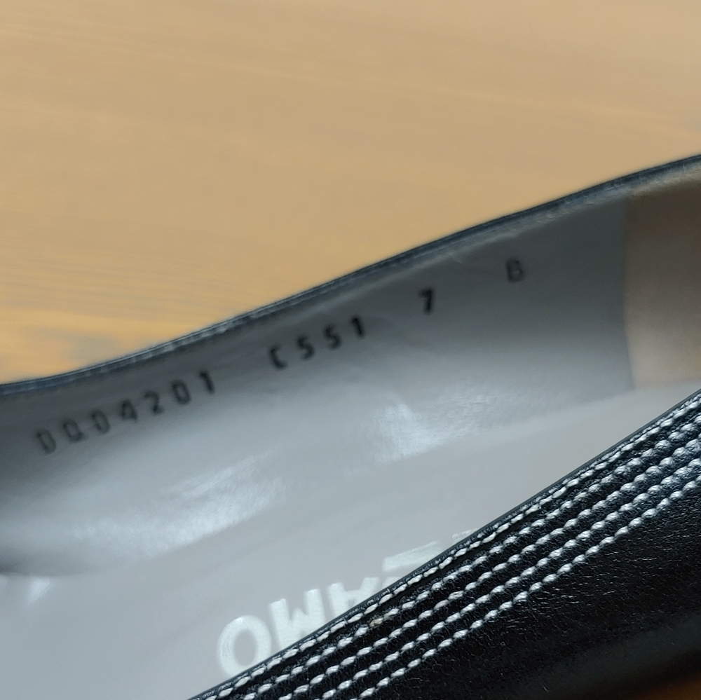 Ferragamo black pumps